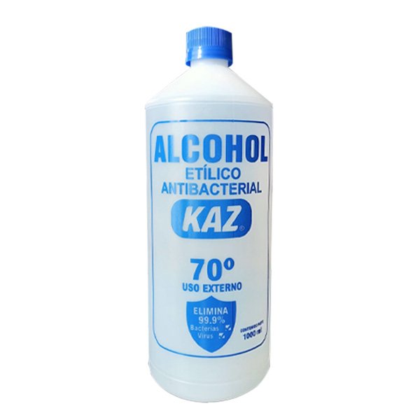 ALCOHOL LIQUIDO 70° DE 1000 ML KAZ